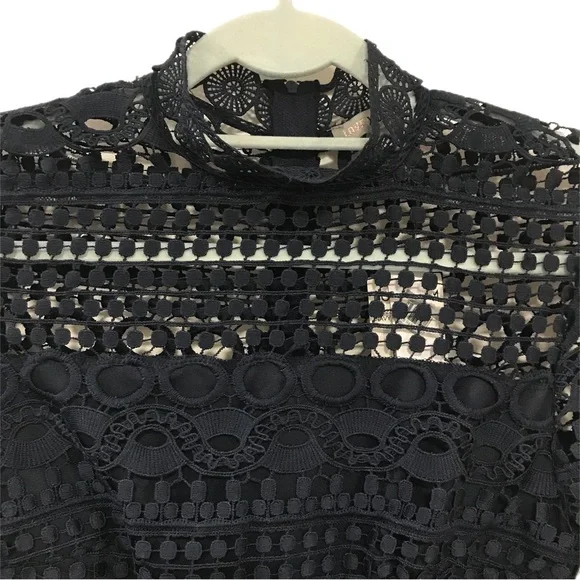 Love X Design Navy Lace Bodice Jumpsuit - Picture 4 of 7